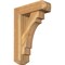 Ekena Millwork Merced Craftsman Rough Sawn Bracket w/ Offset Brace, Western Red Cedar, 6"W x 18"D x 26"H BKT0604X18X26MRC04RWR - alternate 1
